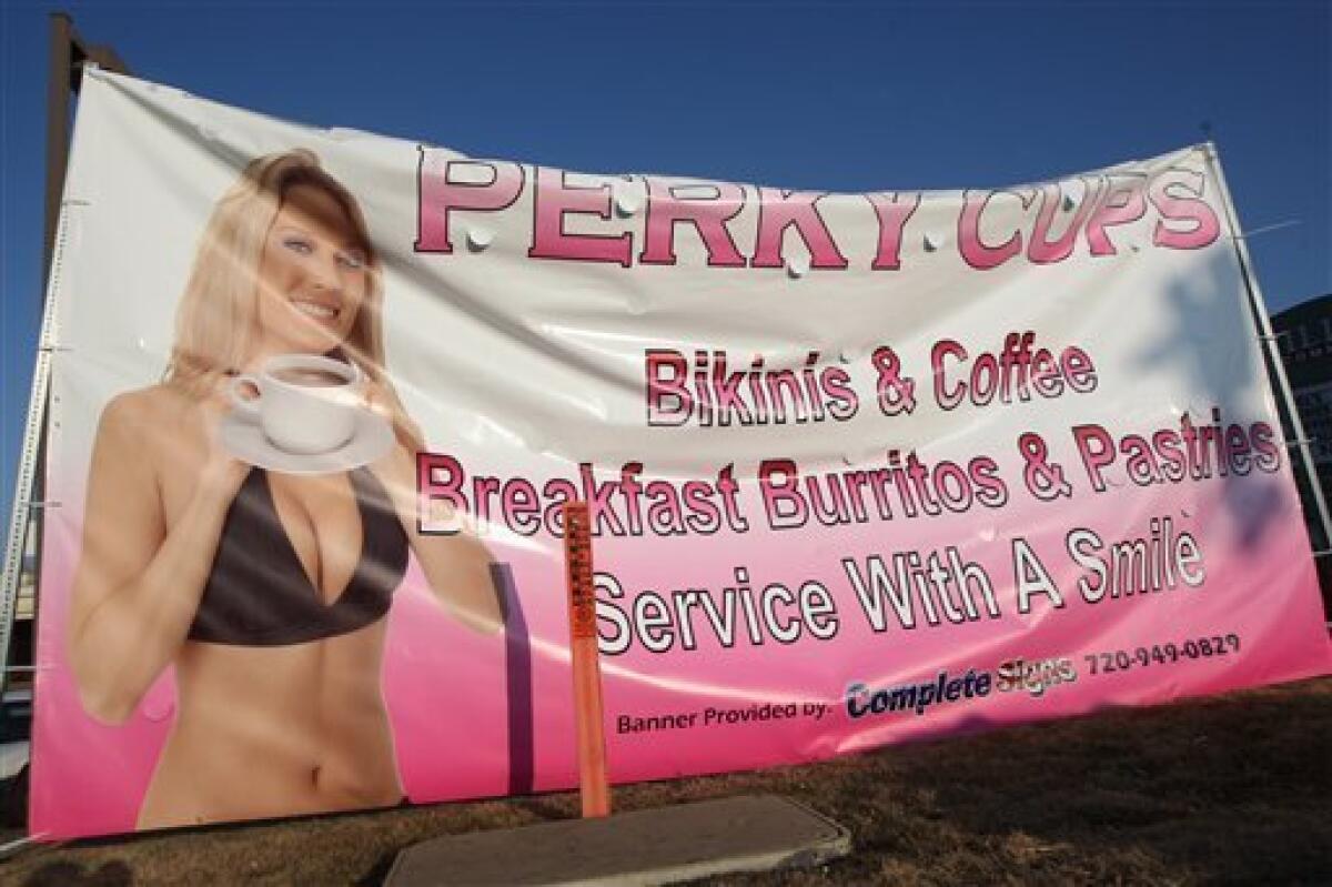 Some unhappy with bikini ad for Perky Cups coffee The San Diego